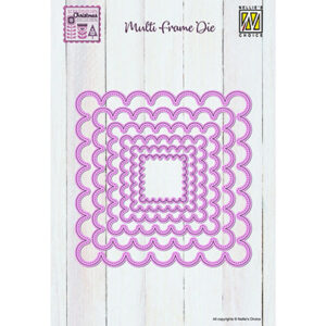 Multi Frames Dies, Scalloped Square