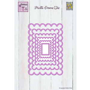 Multi Frames Dies, Scalloped Rectangle