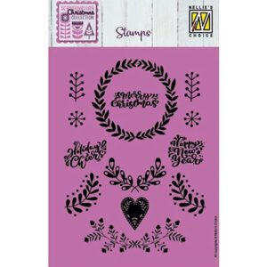 Clear Stamp, Scandinavian Wreaths