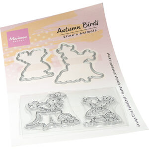 EC0203 Marianne Design Clear Stamp, Eline's Animals - Autumn Birds