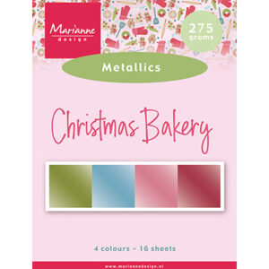 PK9197 Marianne Design Christmas Bakery by Marleen - Metallics