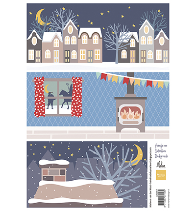 AK0097 - Marianne design Avondje van Sinterklaas by Marleen