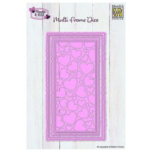 Mini Slimline Cutting Die, Hearts