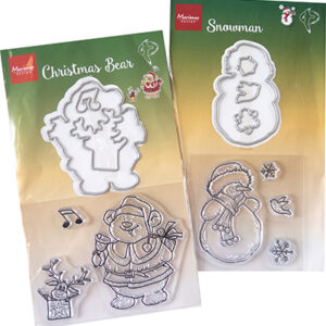 PA4202 Marianne Design Product Assorti Set, Bear & snowman