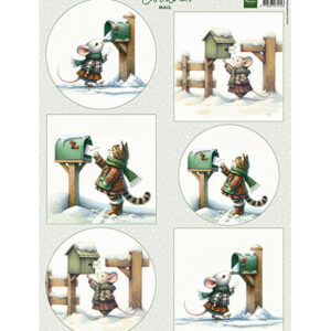 VK9616 Marianne Design *Knipvel A4, Christmas Mail