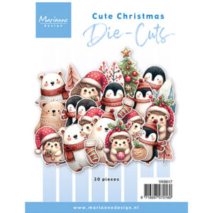 VK9617 Marianne Design *Die Cuts, Cute Christmas