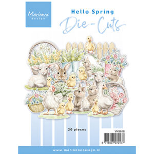 VK9618 Marianne Design Die Cuts, Hello Spring