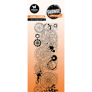 SL-GR-STAMP734 - Gear background Grunge Collection nr.734