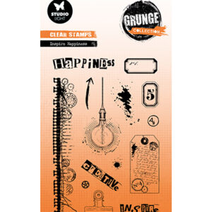 SL-GR-STAMP737 - Inspire Happiness Grunge Collection nr.737