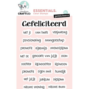 CCL-ES-STAMP756 - Gefeliciteerd Essentials nr.756
