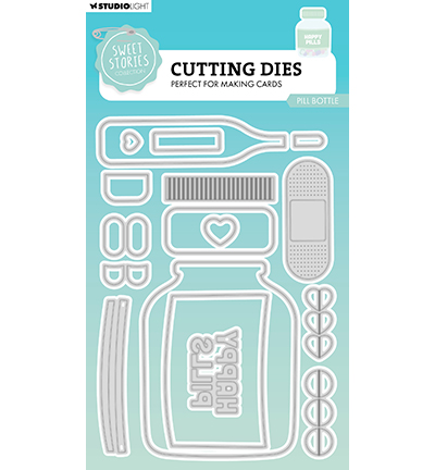 SL-SS-CD936 - Pill bottle Sweet Stories nr.936