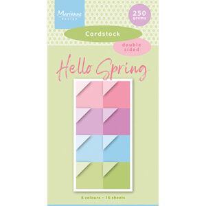 PK9200 Marianne Design Paper Pad, Hello Spring - Cardstock