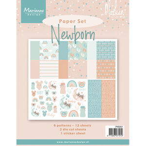 PK9201 - Paper set, New born by Marleen