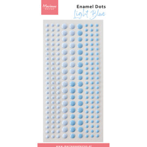 PL4535 - Enamel dots - Duotone Light Blue
