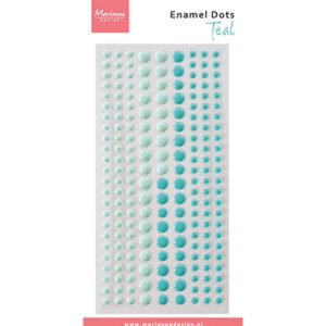PL4536 - Enamel dots - Duotone Teal