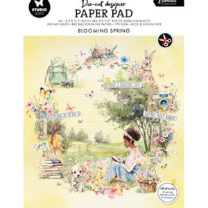 SL-ES-DCPP272 - SL Die-cut Designer Paper Pad Blooming Spring Essentials nr.272