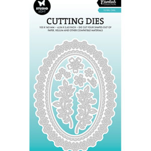 SL-ES-CD952 - SL Cutting Die Floral Oval Essentials nr.952