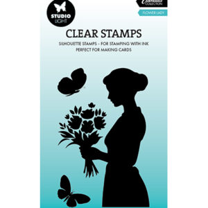 SL-ES-STAMP788 - SL Clear Stamp Flower lady Essentials nr.788