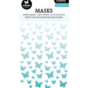 SL-ES-MASK319 - SL Mask Butterflies Background Essentials nr.319