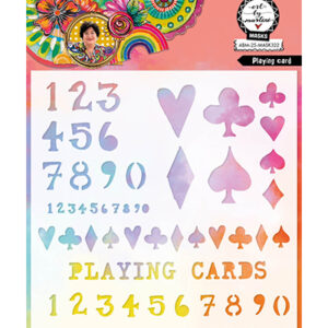 ABM-25-MASK322 - ABM Mask Playing Card Art By Marlene nr.322