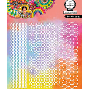 ABM-25-MASK325 - ABM Mask Pattern Stripes Art By Marlene nr.325