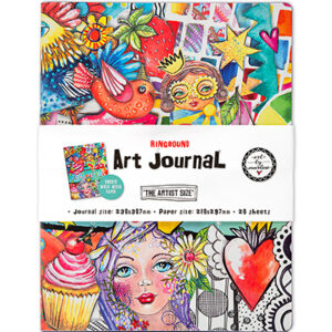 ABM-25-JOUR17 - ABM Art Journal Artist size, 20 sheets Art By Marlene nr.17