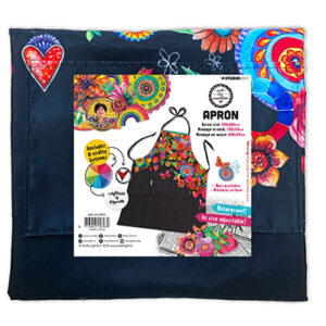 ABM-25-APR01 - ABM Apron Incl. 3 Crafty buttons Art By Marlene nr.01