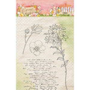 SL-SM-STAMP773 - SL Clear Stamp Florals Spring Meadow nr.773