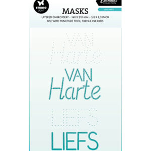 SL-ES-MASK346 - SL Mask Embroidery, Van harte Essentials nr.346