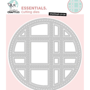 CCL-ES-CD966 - CCL Cutting Die Snailmal Circle Essentials nr.966