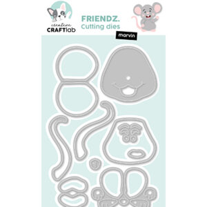 CCL-FR-CD967 - CCL Cutting Die Muis Marvin Friendz nr.967