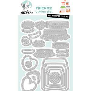 CCL-FR-CD968 - CCL Cutting Die Accessoires Cookies Friendz nr.968