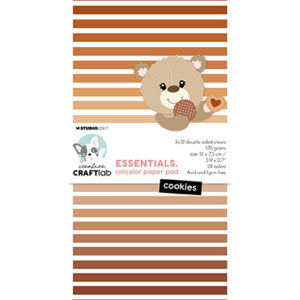 CCL-ES-UPP291 - CCL Unicolor Paper Pad Cookies Essentials nr.291