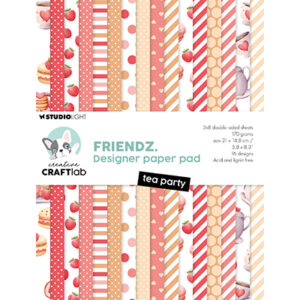 CCL-FR-DPP293 - CCL Design Paper Pad Tea Party Friendz nr.293