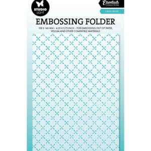 SL-ES-EMB27 - SL Embossing Folders Criss Cross Essentials nr.27