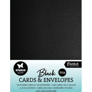 SL-CO-CE03 - SL Cards & Envelopes Black A6 Consumables nr.03