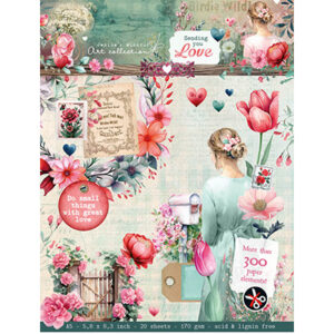 JMA-SYL-DCPP287 - JMA Die-cut Paper Pad Paper Elements Sending You Love nr.287