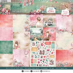 JMA-SYL-DPP288 - JMA Designer Paper Pad Double-sided Scrapbooking Sending You Love nr.288