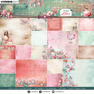 JMA-SYL-DPP289 - JMA Designer Paper Pad Backgrounds Sending You Love nr.289