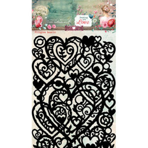 JMA-SYL-MASK315 - JMA Mask Filigree Hearts Sending You Love nr.315