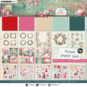 JMA-SYL-MPP290 - JMA Mixed Paper Pad Vellum, Unicolor & Elements Sending You Love nr.290