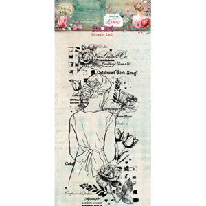JMA-SYL-STAMP798 - JMA Clear stamps Lovely Lady Sending You Love nr.798