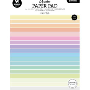 SL-ES-UPP298 - SL Unicolor Paper Pad Pastels Tones Essentials nr.298