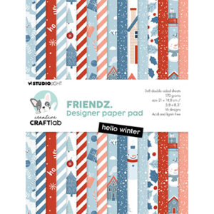 CCL-FR-DPP305 - CCL Design Paper Pad Hello Winter Friendz nr.305