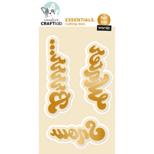 CCL-ES-HFCD15 - CCL Hot Foil Cutting Die Wordz Winter Essentials nr.15