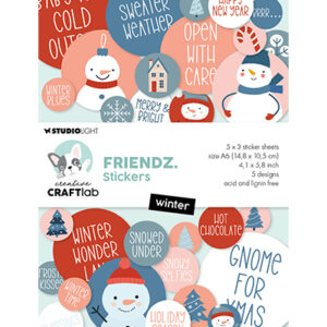 CCL-FR-STIC37 - CCL Sticker Paper Pad Winter Friendz nr.37