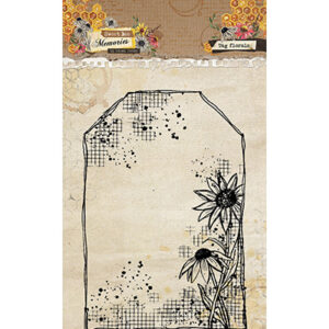 HE-SB-STAMP791 - HE Clear Stamp Tag florals Sweet Bee Memories nr.791