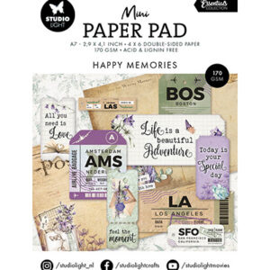 SL-ES-DPP301 - SL Mini Paper Pad Happy Memories Essentials nr.301