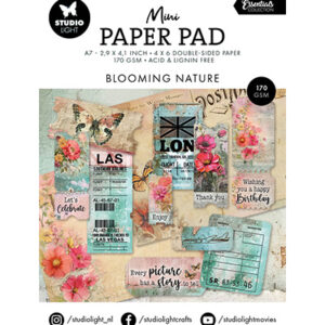 SL-ES-DPP303 - SL Mini Paper Pad Blooming Nature Essentials nr.303