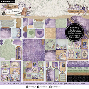 SL-DD-MPP296 - SL Mixed Paper Pad Envelopes Diary of Dreams nr.296